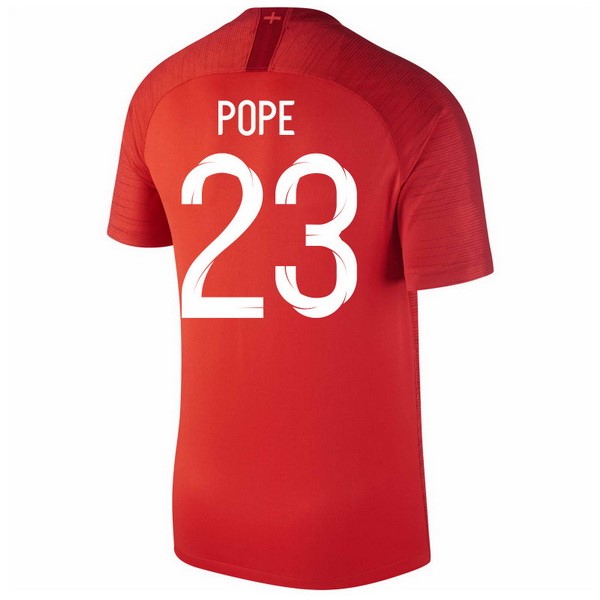Camiseta Inglaterra 2ª Pope 2018 Rojo